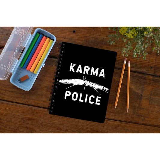 radiohead karma police notebook notepad diary buy online india the banyan tee tbt unruled