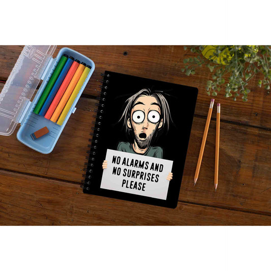 radiohead no surprises notebook notepad diary buy online india the banyan tee tbt unruled