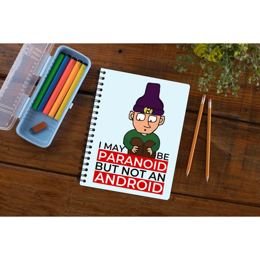radiohead paranoid android notebook notepad diary buy online india the banyan tee tbt unruled
