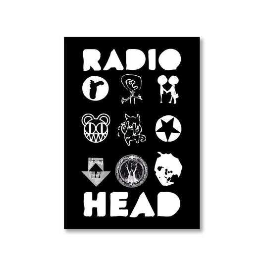 radiohead album arts poster wall art buy online india the banyan tee tbt a4