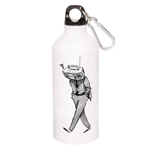 radiohead fan art sipper steel water bottle flask gym shaker music band buy online india the banyan tee tbt men women girls boys unisex