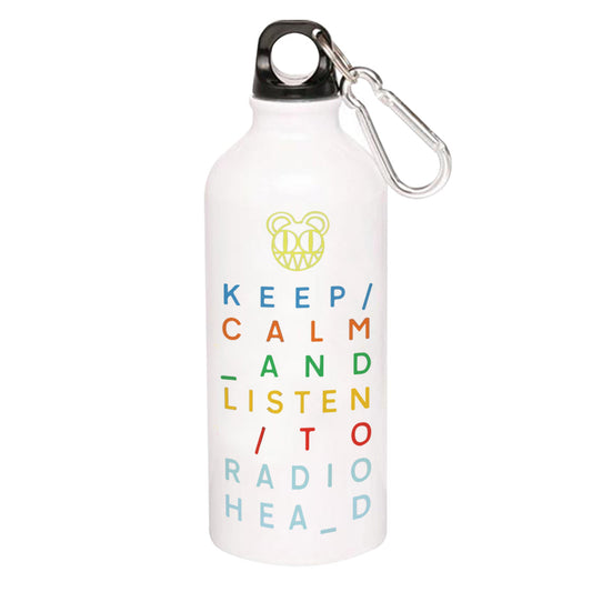 radiohead keep calm sipper steel water bottle flask gym shaker music band buy online india the banyan tee tbt men women girls boys unisex