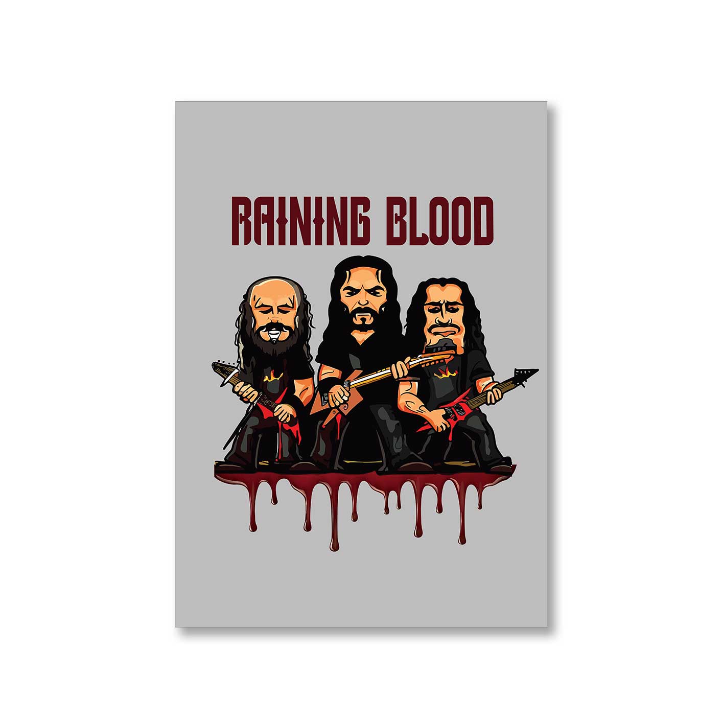 slayer raining blood poster wall art buy online india the banyan tee tbt a4