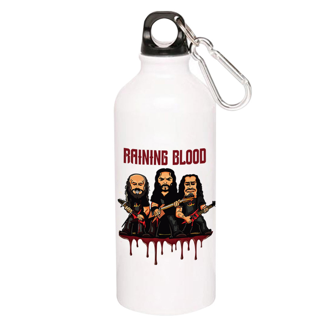 slayer raining blood sipper steel water bottle flask gym shaker music band buy online india the banyan tee tbt men women girls boys unisex