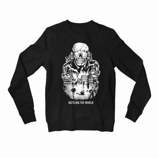 megadeth rattling the world sweatshirt upper winterwear music band buy online india the banyan tee tbt men women girls boys unisex black