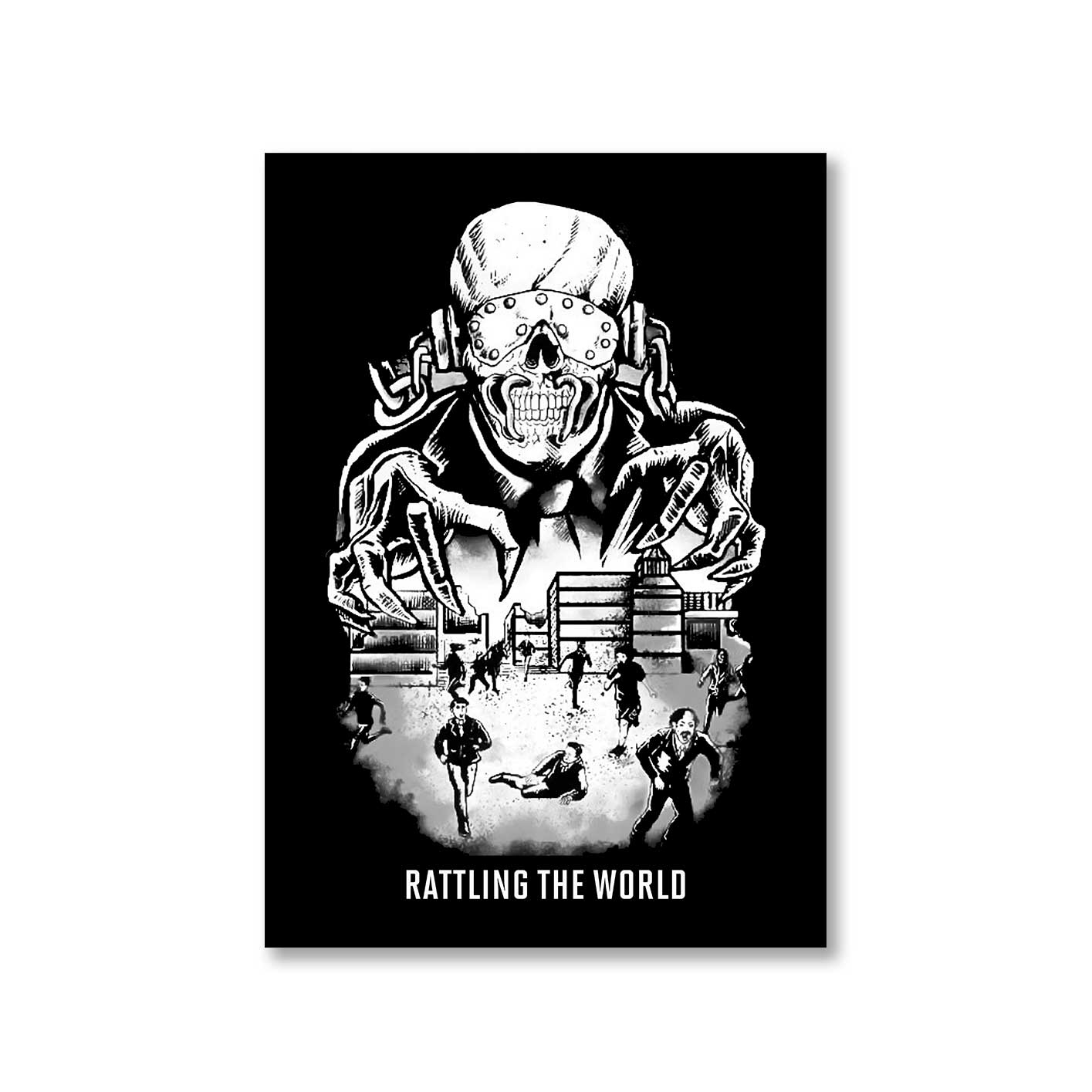 megadeth rattling the world poster wall art buy online india the banyan tee tbt a4