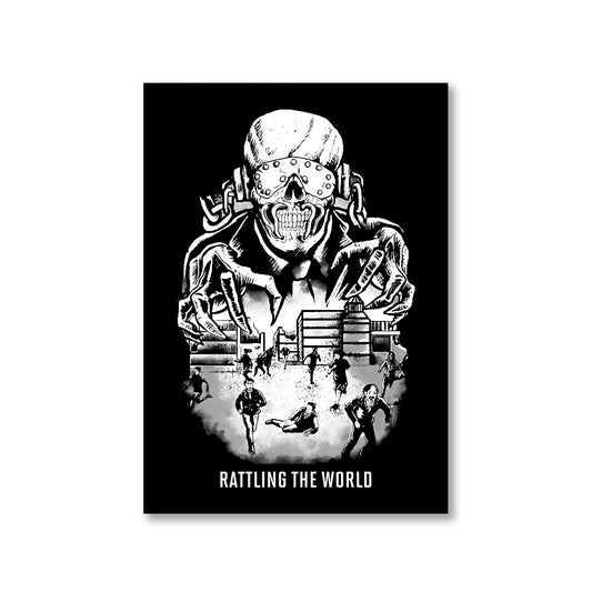 megadeth rattling the world poster wall art buy online india the banyan tee tbt a4