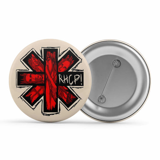red hot chili peppers red hot art badge pin button music band buy online india the banyan tee tbt men women girls boys unisex