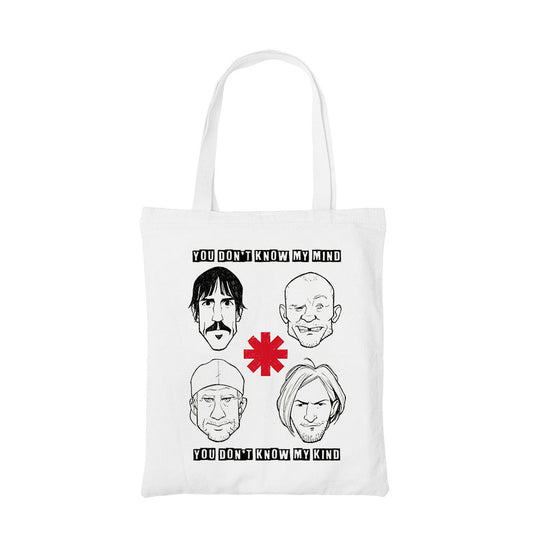 red hot chili peppers dark necessities tote bag hand printed cotton women men unisex