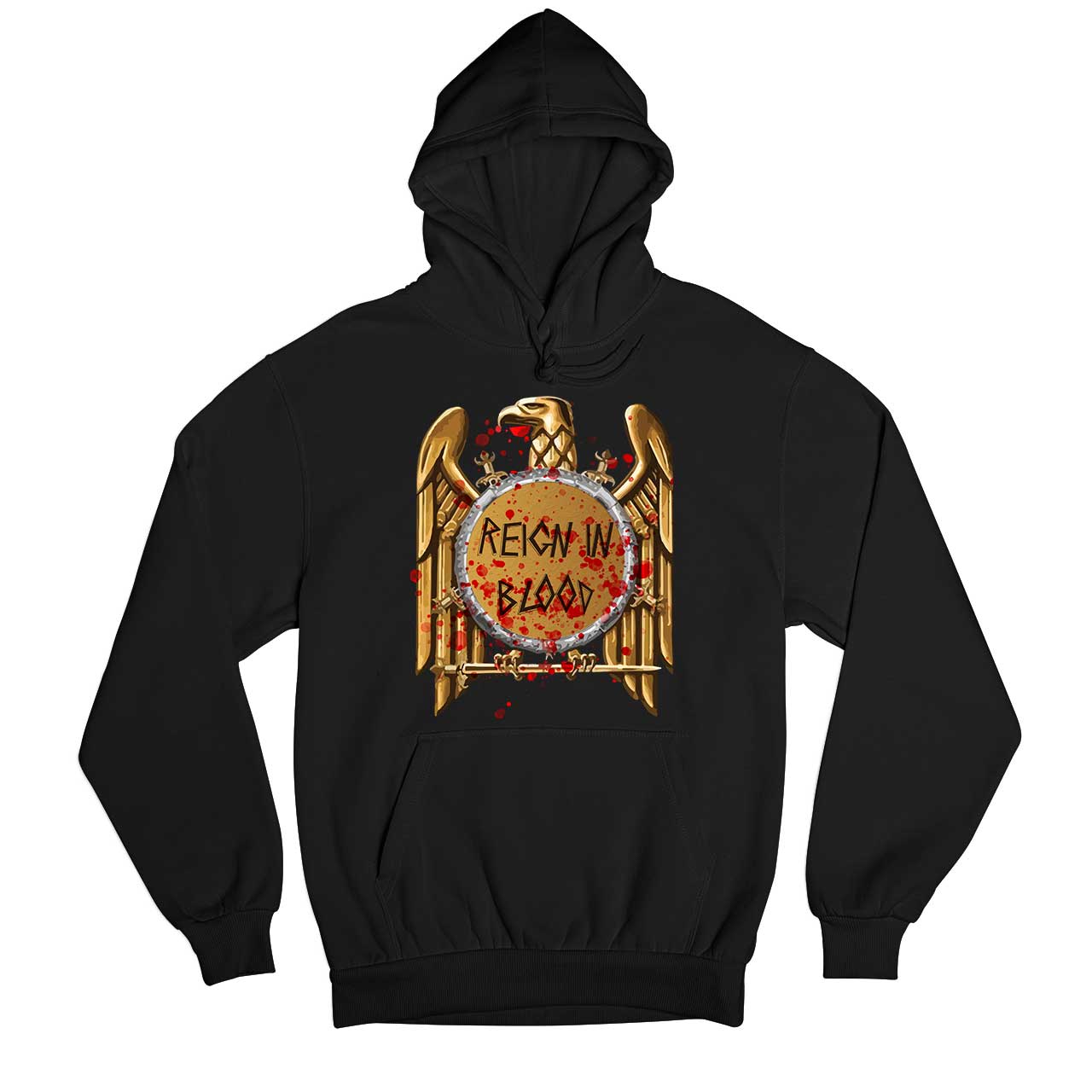 slayer reign in blood hoodie hooded sweatshirt winterwear music band buy online india the banyan tee tbt men women girls boys unisex black