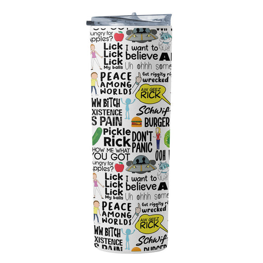 rick and morty tumbler bottle tv shows & movies buy online india the banyan tee tbt men women girls boys unisex