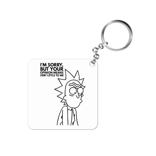 rick and morty opinion keychain keyring for car bike unique home buy online india the banyan tee tbt men women girls boys unisex  rick and morty online summer beth mr meeseeks jerry quote vector art clothing accessories merchandise