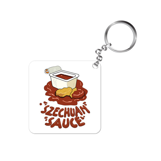 rick and morty szechuan sauce keychain keyring for car bike unique home buy online india the banyan tee tbt men women girls boys unisex  rick and morty online summer beth mr meeseeks jerry quote vector art clothing accessories merchandise
