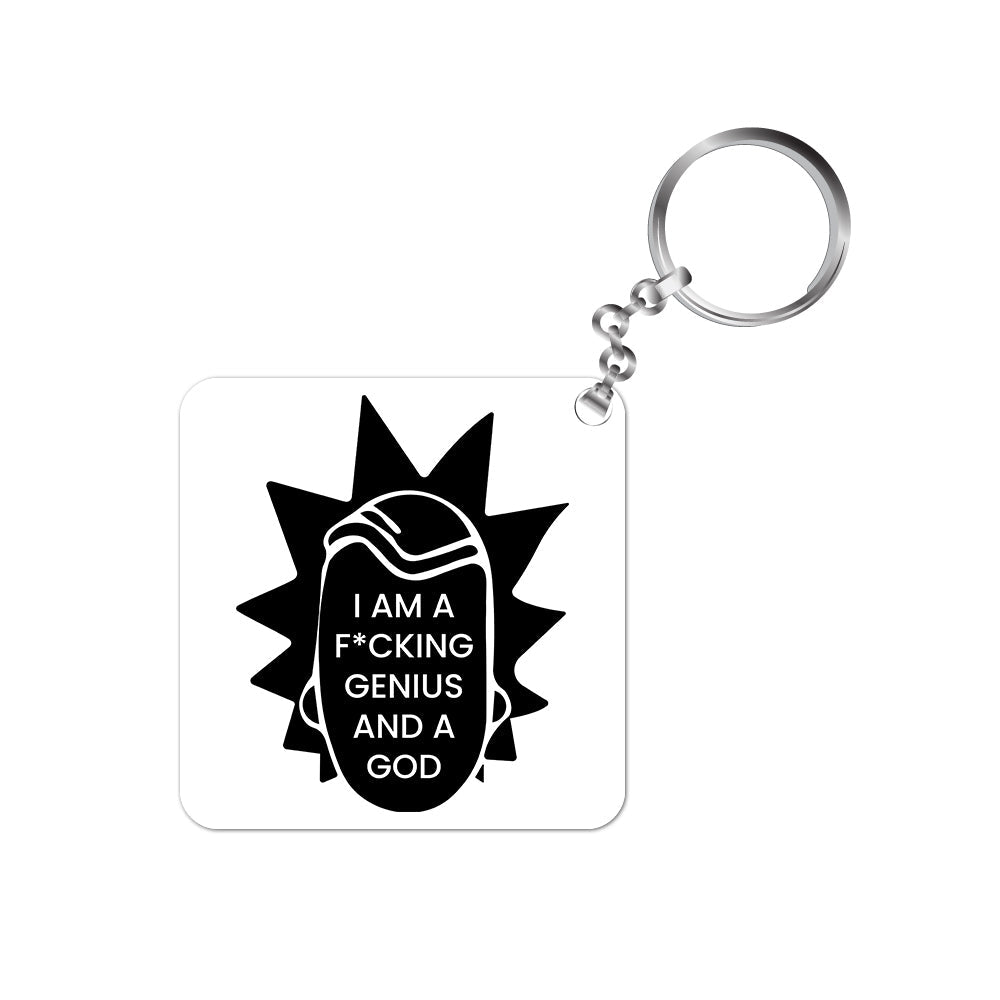 rick and morty genius keychain keyring for car bike unique home buy online india the banyan tee tbt men women girls boys unisex  rick and morty online summer beth mr meeseeks jerry quote vector art clothing accessories merchandise