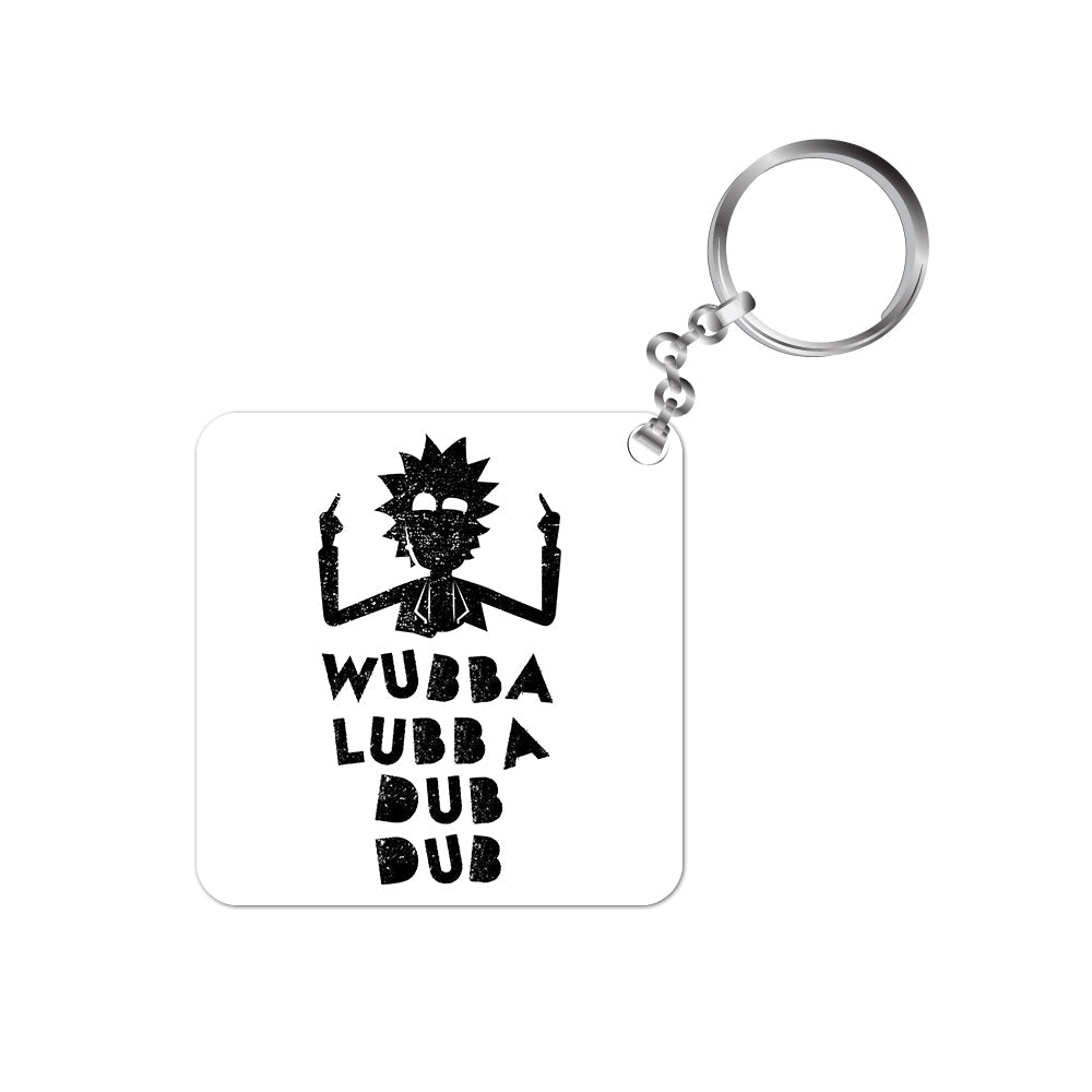 rick and morty wubba lubba dub dub keychain keyring for car bike unique home buy online india the banyan tee tbt men women girls boys unisex  rick and morty online summer beth mr meeseeks jerry quote vector art clothing accessories merchandise