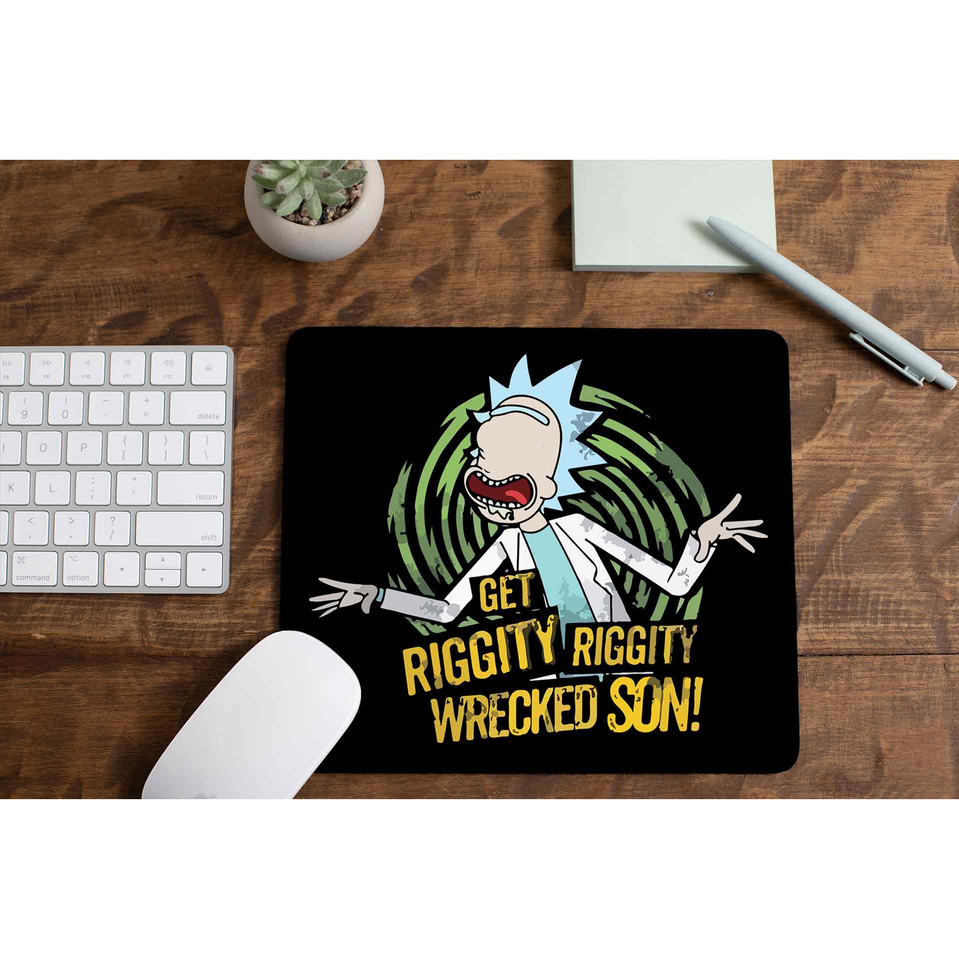 rick and morty riggity mousepad logitech large anime buy online india the banyan tee tbt men women girls boys unisex  rick and morty online summer beth mr meeseeks jerry quote vector art clothing accessories merchandise