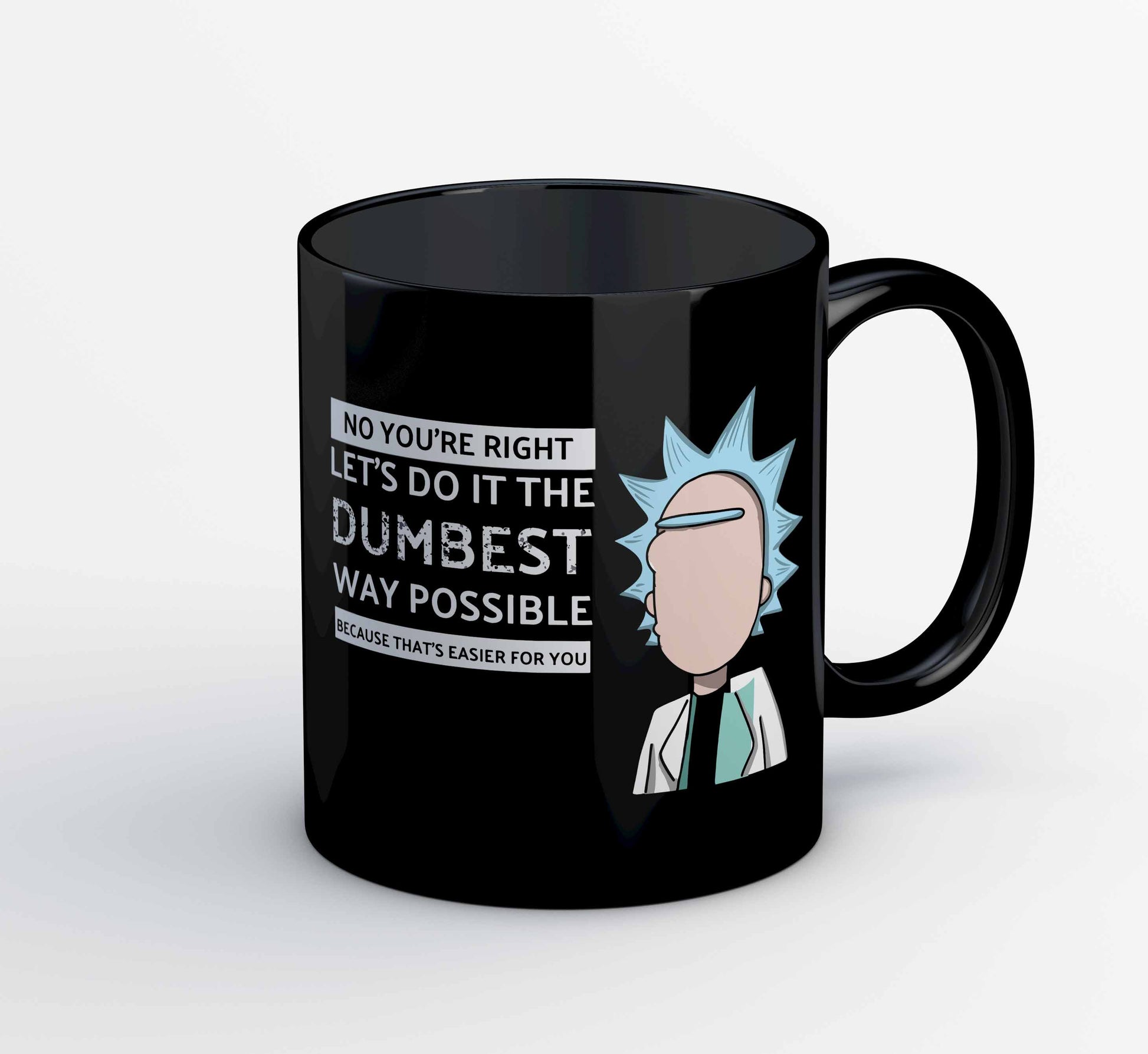 rick and morty dumbest way mug coffee ceramic buy online india the banyan tee tbt men women girls boys unisex  rick and morty online summer beth mr meeseeks jerry quote vector art clothing accessories merchandise