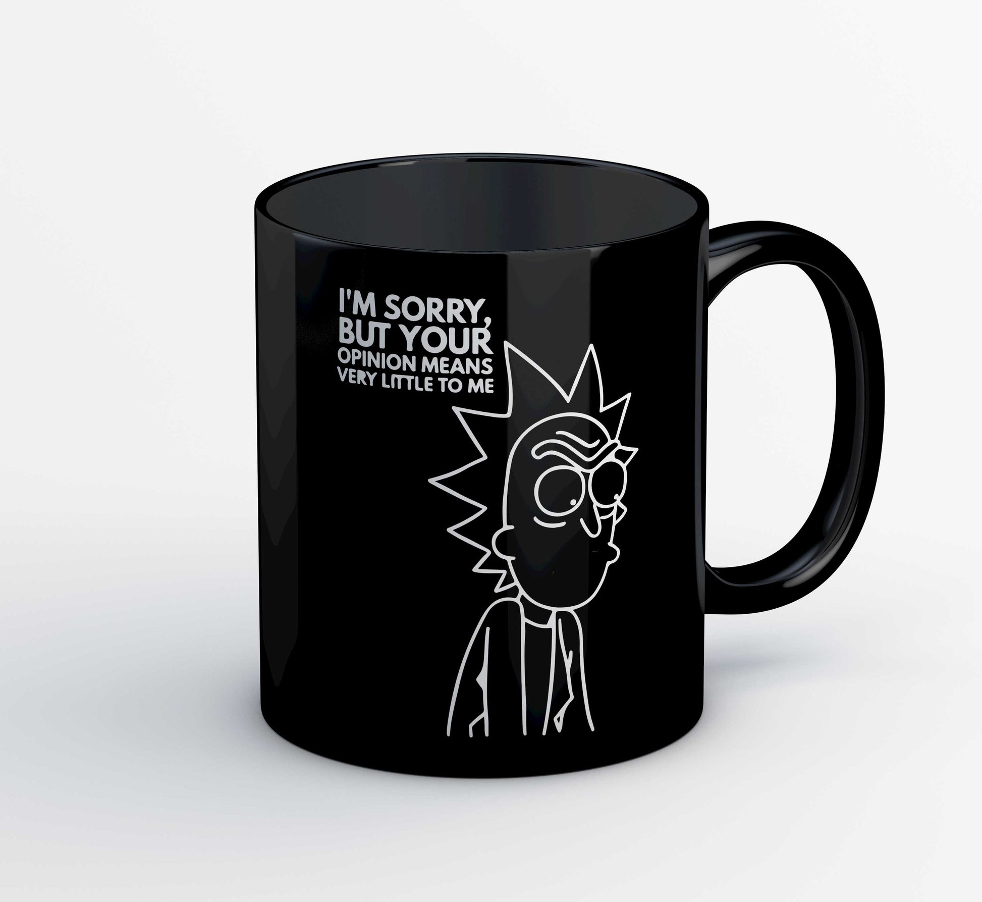 rick and morty opinion mug coffee ceramic buy online india the banyan tee tbt men women girls boys unisex  rick and morty online summer beth mr meeseeks jerry quote vector art clothing accessories merchandise