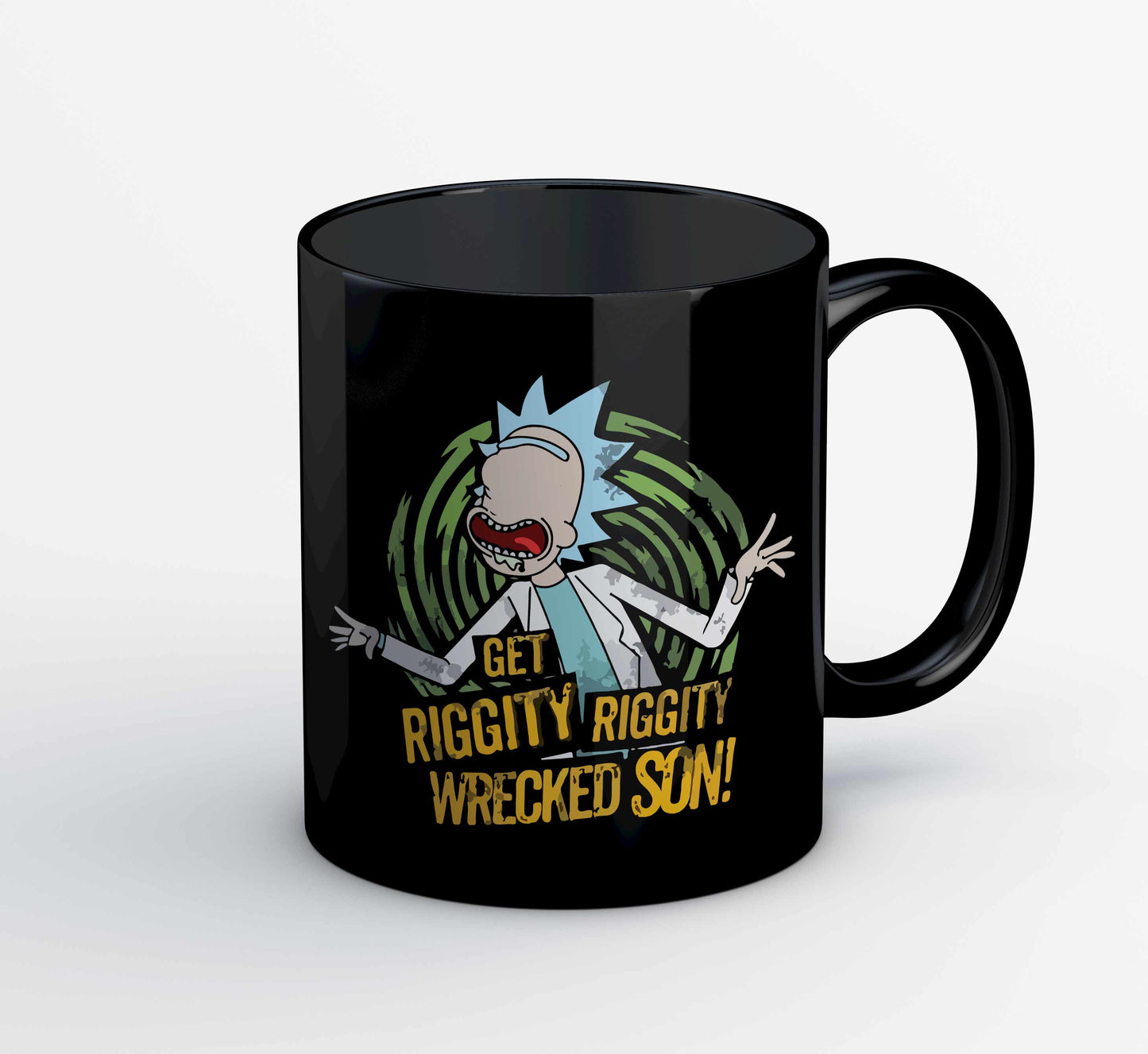 rick and morty riggity mug coffee ceramic buy online india the banyan tee tbt men women girls boys unisex  rick and morty online summer beth mr meeseeks jerry quote vector art clothing accessories merchandise
