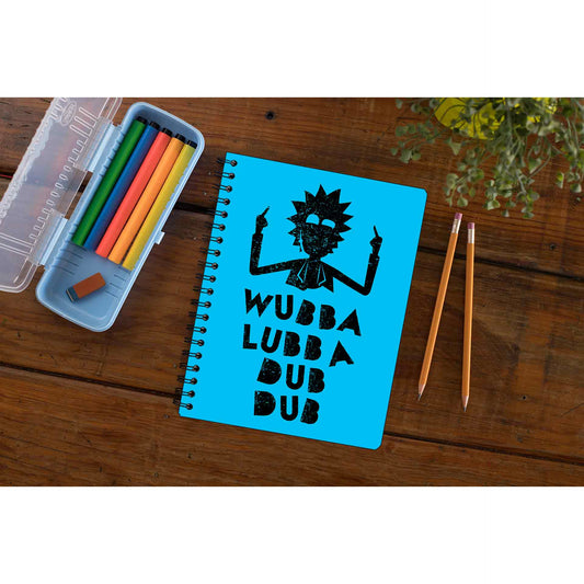rick and morty wubba lubba dub dub notebook notepad diary buy online india the banyan tee tbt unruled rick and morty online summer beth mr meeseeks jerry quote vector art clothing accessories merchandise