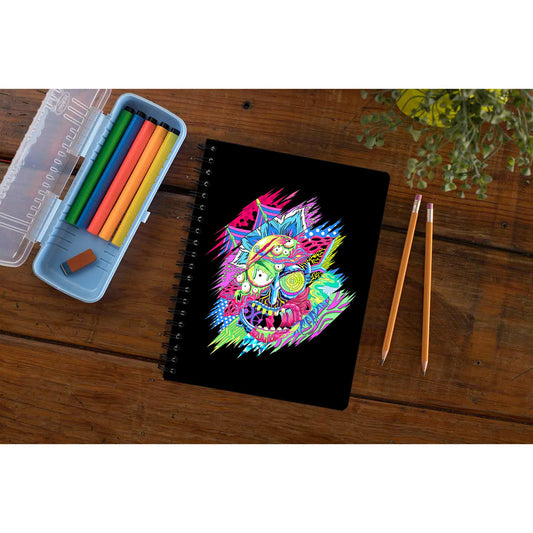 rick and morty fan art notebook notepad diary buy online india the banyan tee tbt unruled rick and morty online summer beth mr meeseeks jerry quote vector art clothing accessories merchandise