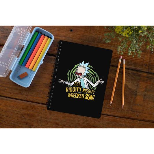 rick and morty riggity notebook notepad diary buy online india the banyan tee tbt unruled rick and morty online summer beth mr meeseeks jerry quote vector art clothing accessories merchandise