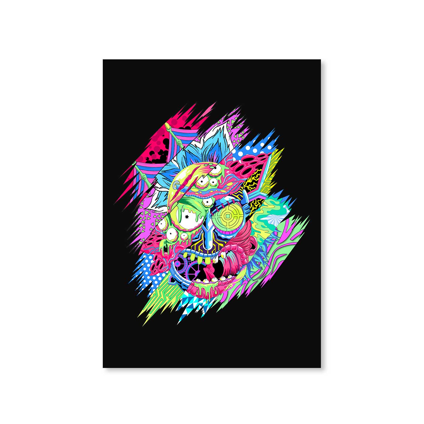 rick and morty fan art poster wall art buy online india the banyan tee tbt a4 rick and morty online summer beth mr meeseeks jerry quote vector art clothing accessories merchandise