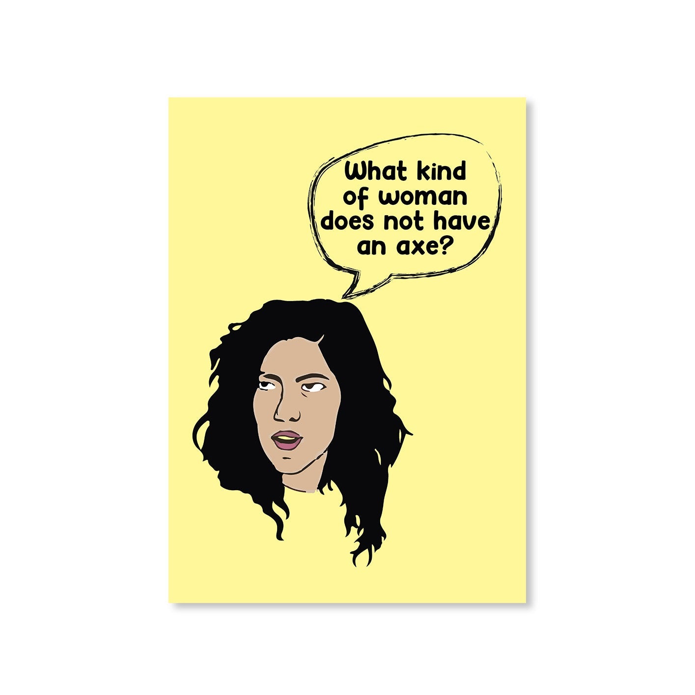 brooklyn nine-nine what kind of woman poster wall art buy online india the banyan tee tbt a4 quote vector art clothing accessories merchandise