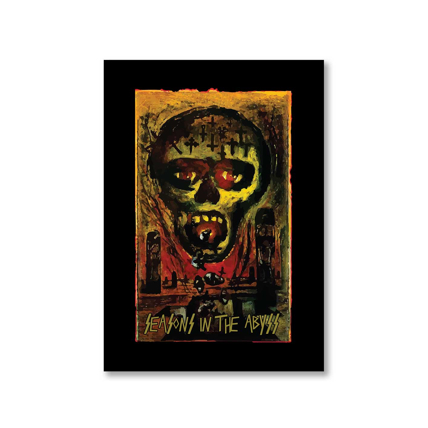 slayer seasons in the abyss poster wall art buy online india the banyan tee tbt a4