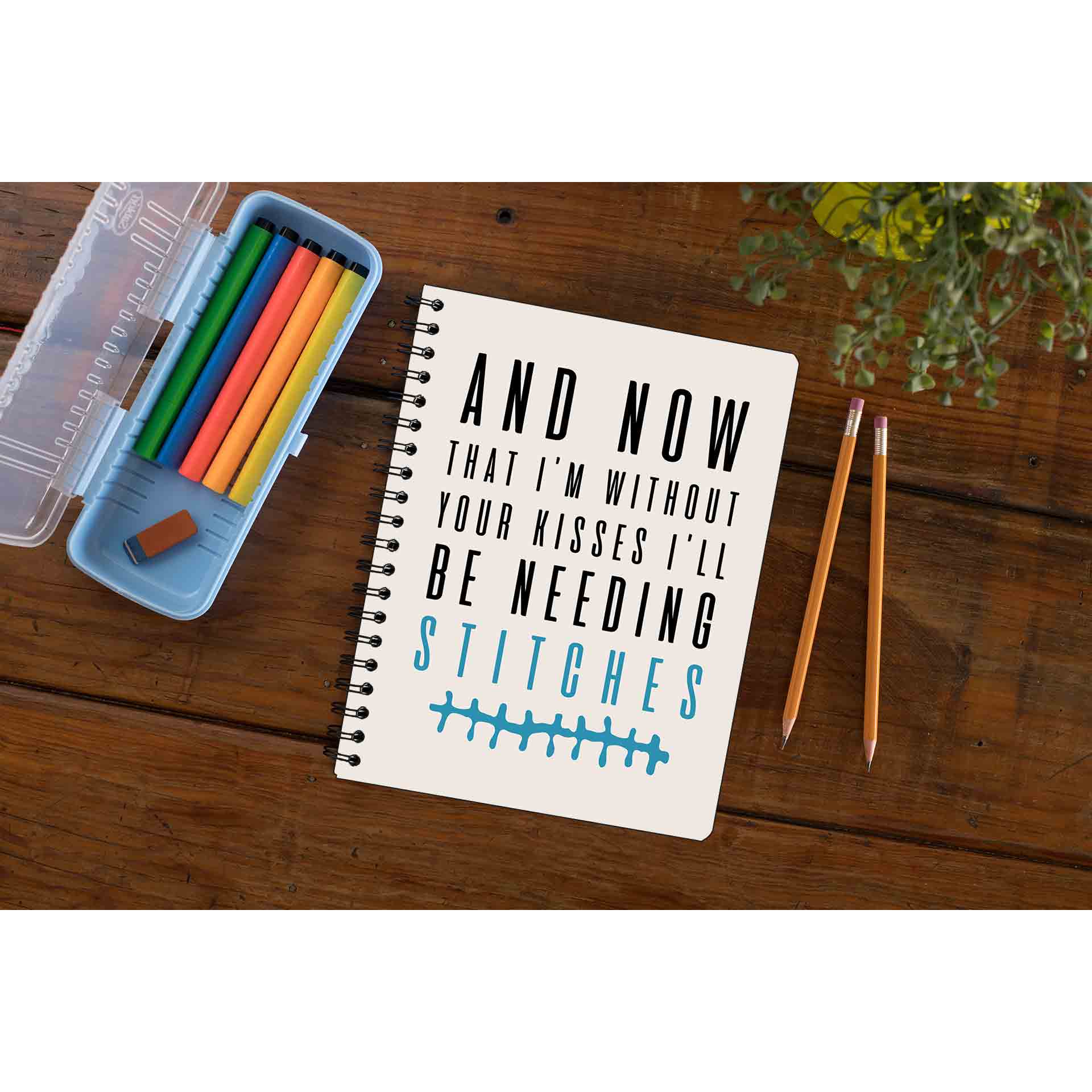 shawn mendes stitches notebook notepad diary buy online india the banyan tee tbt unruled