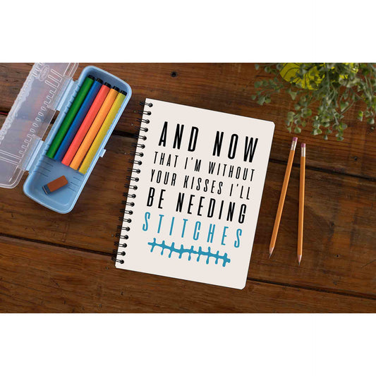 shawn mendes stitches notebook notepad diary buy online india the banyan tee tbt unruled