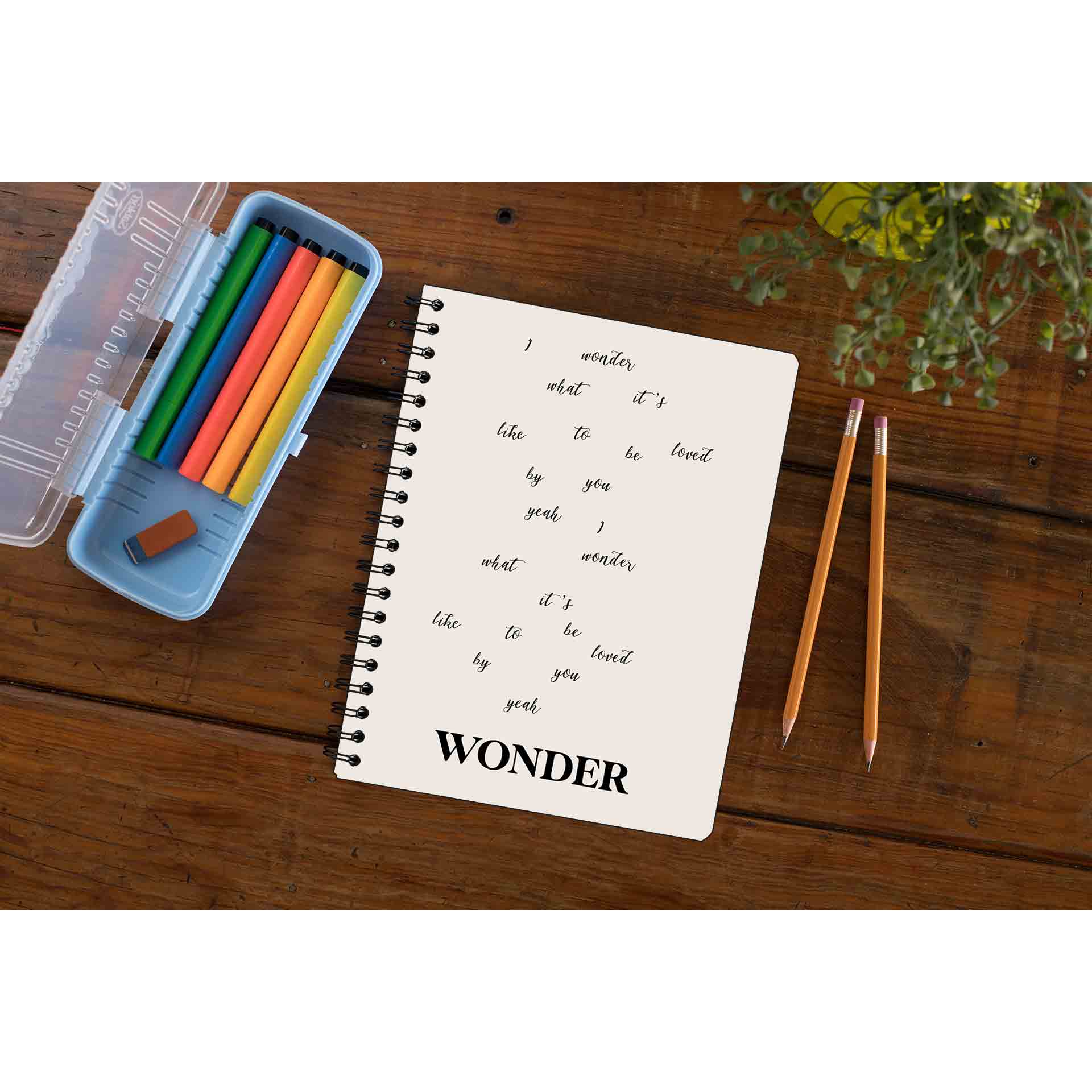 shawn mendes wonder notebook notepad diary buy online india the banyan tee tbt unruled