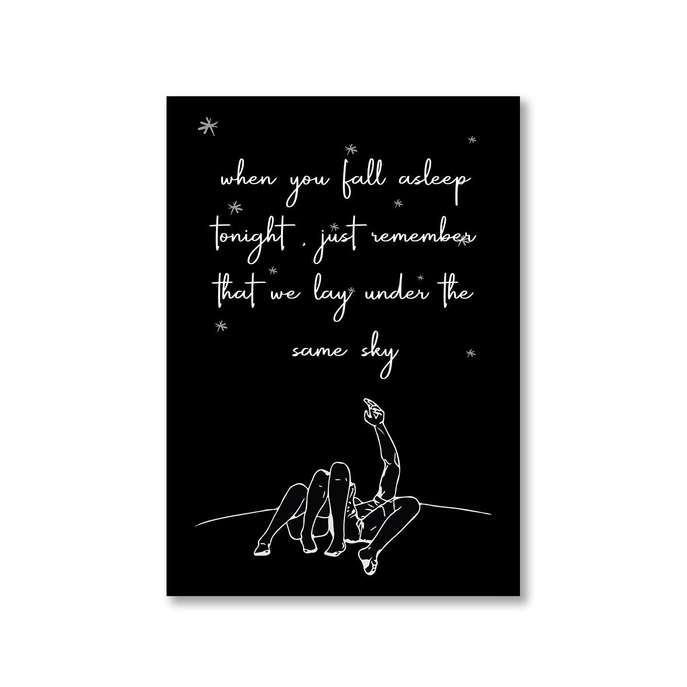 shawn mendes never be alone poster wall art buy online india the banyan tee tbt a4