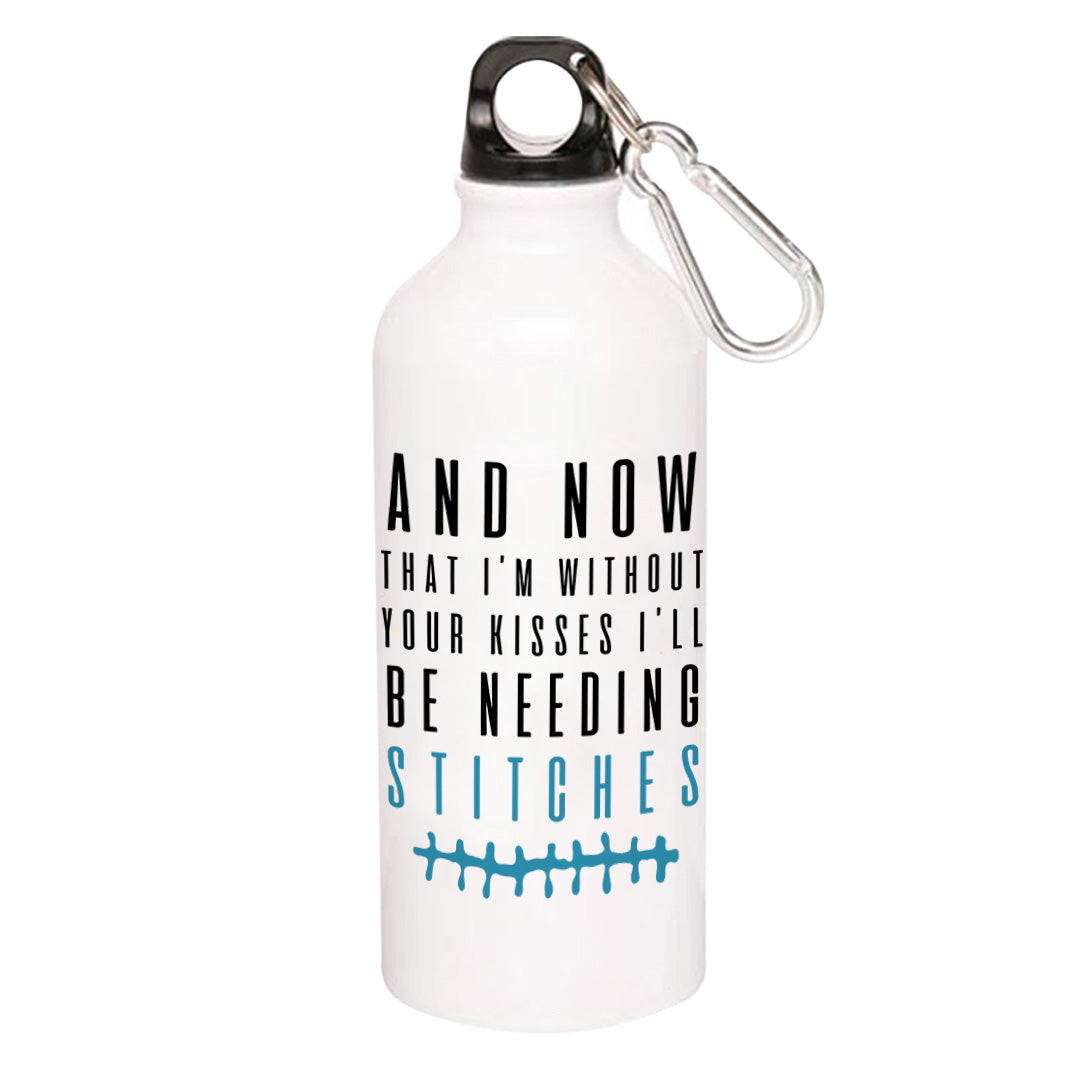 shawn mendes stitches sipper steel water bottle flask gym shaker music band buy online india the banyan tee tbt men women girls boys unisex