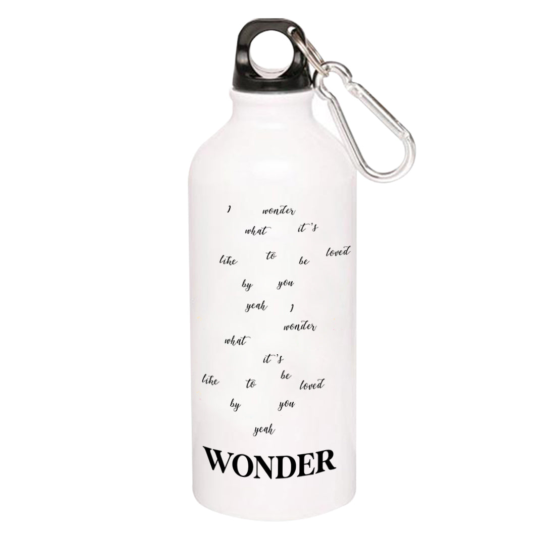 shawn mendes wonder sipper steel water bottle flask gym shaker music band buy online india the banyan tee tbt men women girls boys unisex