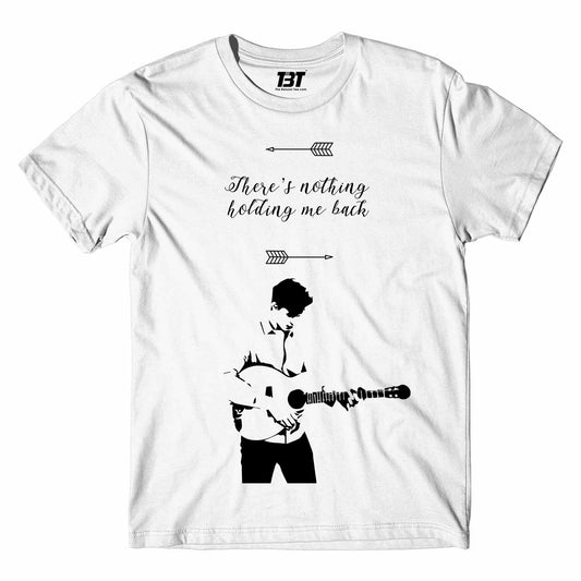 shawn mendes nothing holding me back t-shirt music band buy online india the banyan tee tbt men women girls boys unisex white