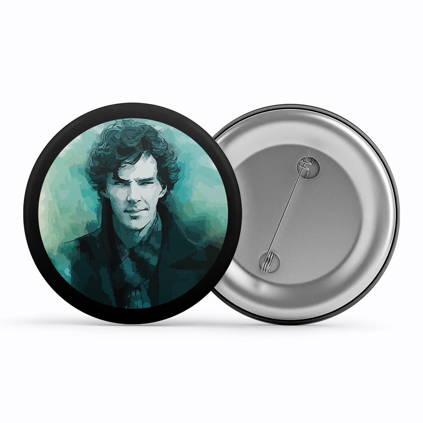 Sherlock Badge - Benedict Cumberbatch Metal Pin Button The Banyan Tee TBT