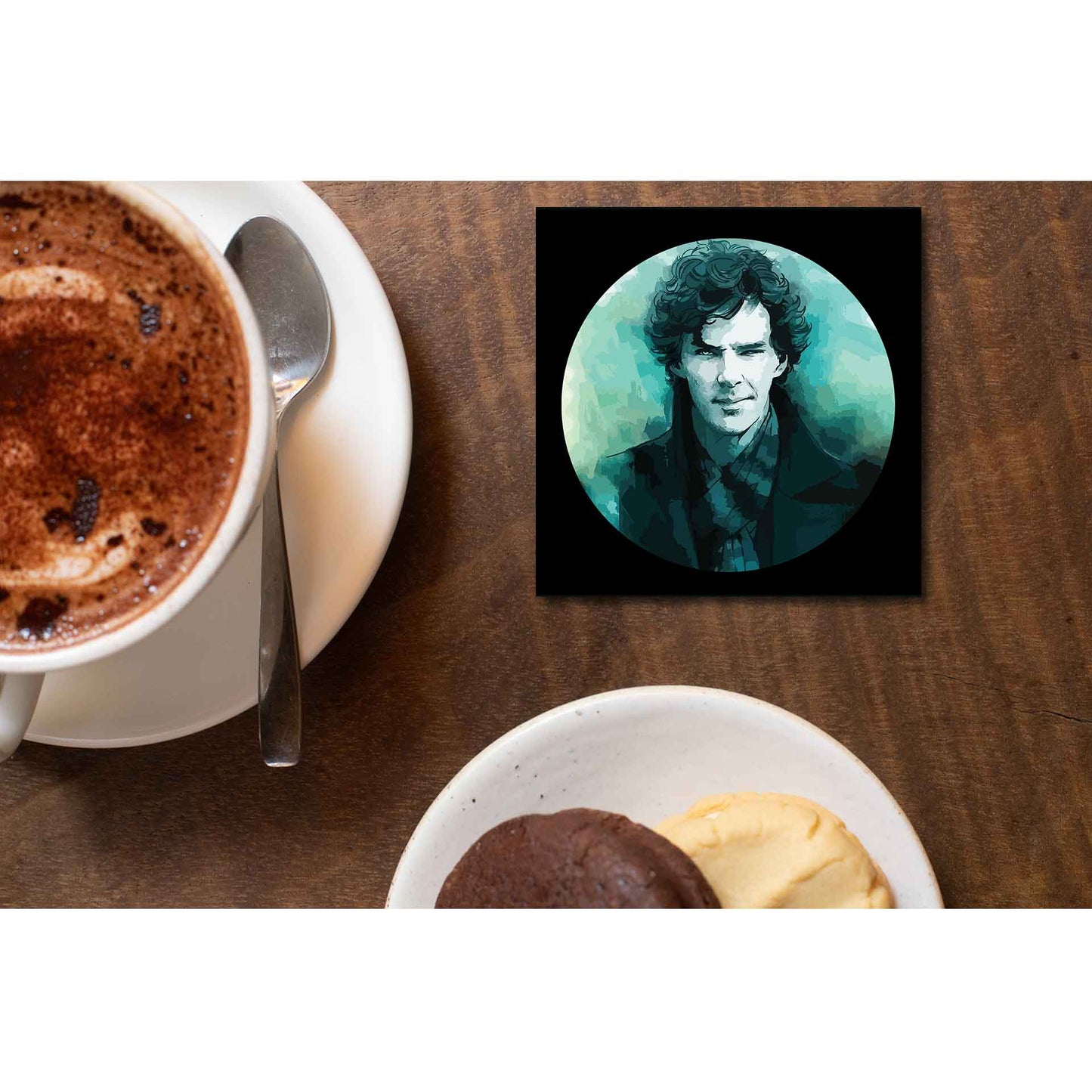 Sherlock Coaster - Benedict Cumberbatch Coasters The Banyan Tee TBT