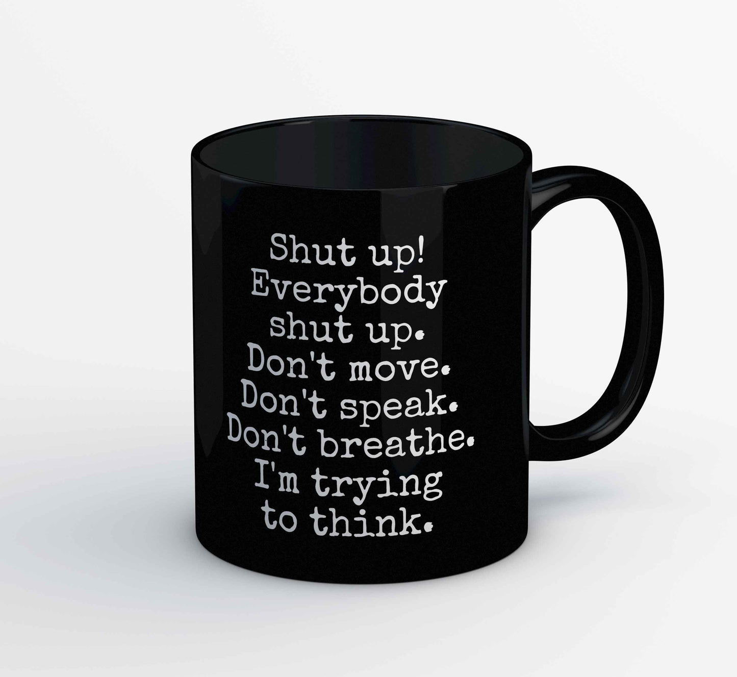 Sherlock Mug - Shut Up The Banyan Tee TBT