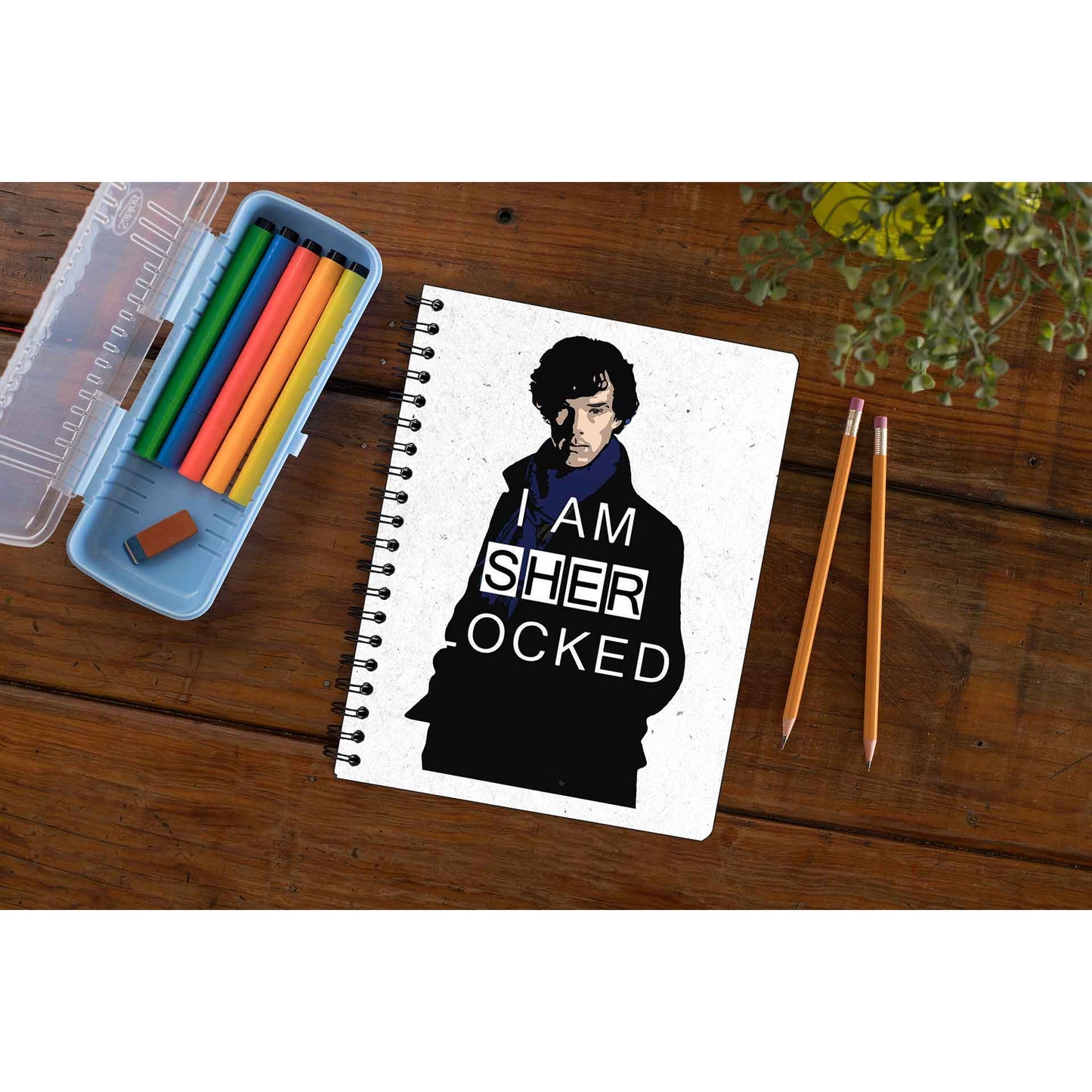 Sherlock Notebook - Sher Locked The Banyan Tee TBT