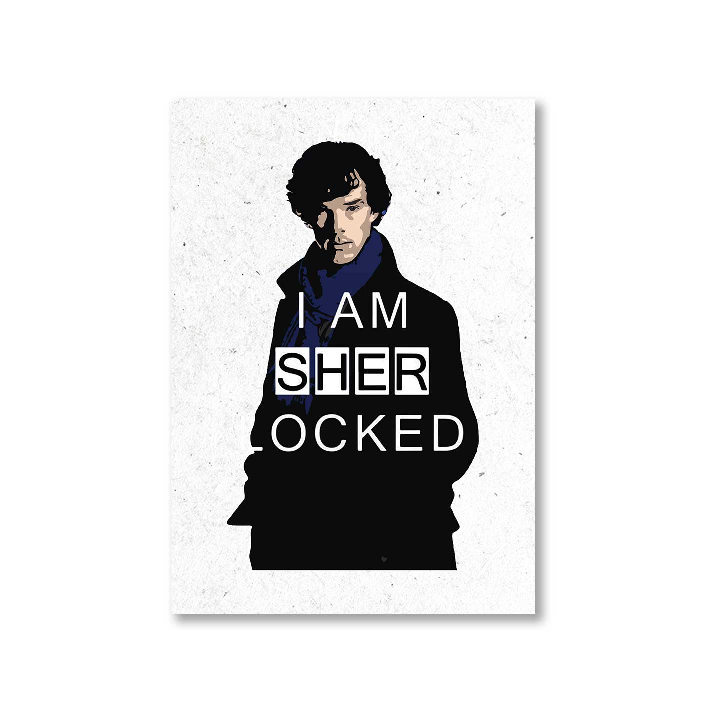 Sherlock Poster - Sher Locked The Banyan Tee TBT