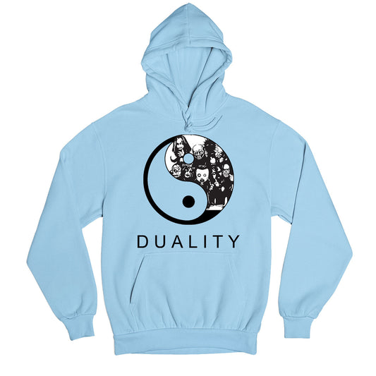 slipknot duality hoodie hooded sweatshirt winterwear music band buy online india the banyan tee tbt men women girls boys unisex baby blue