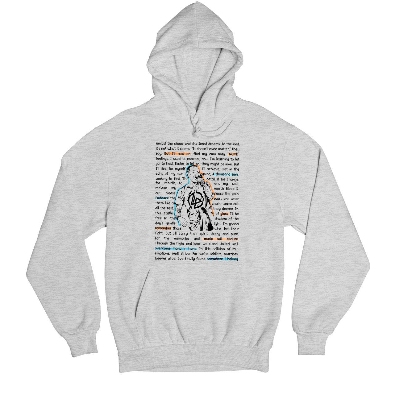 linkin park song story hoodie hooded sweatshirt winterwear music band buy online india the banyan tee tbt men women girls boys unisex gray