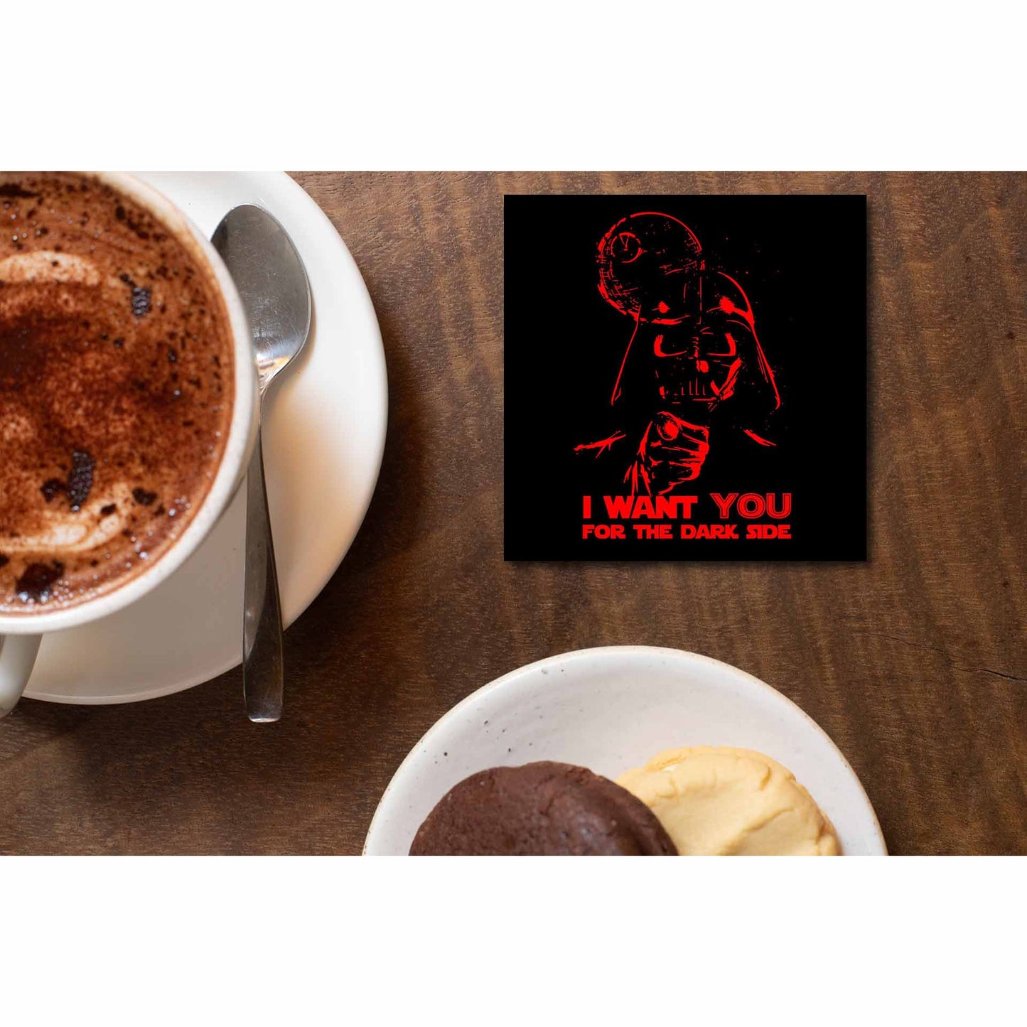 star wars i want you for the dark side coasters wooden table cups indian tv & movies buy online india the banyan tee tbt men women girls boys unisex  darth vader