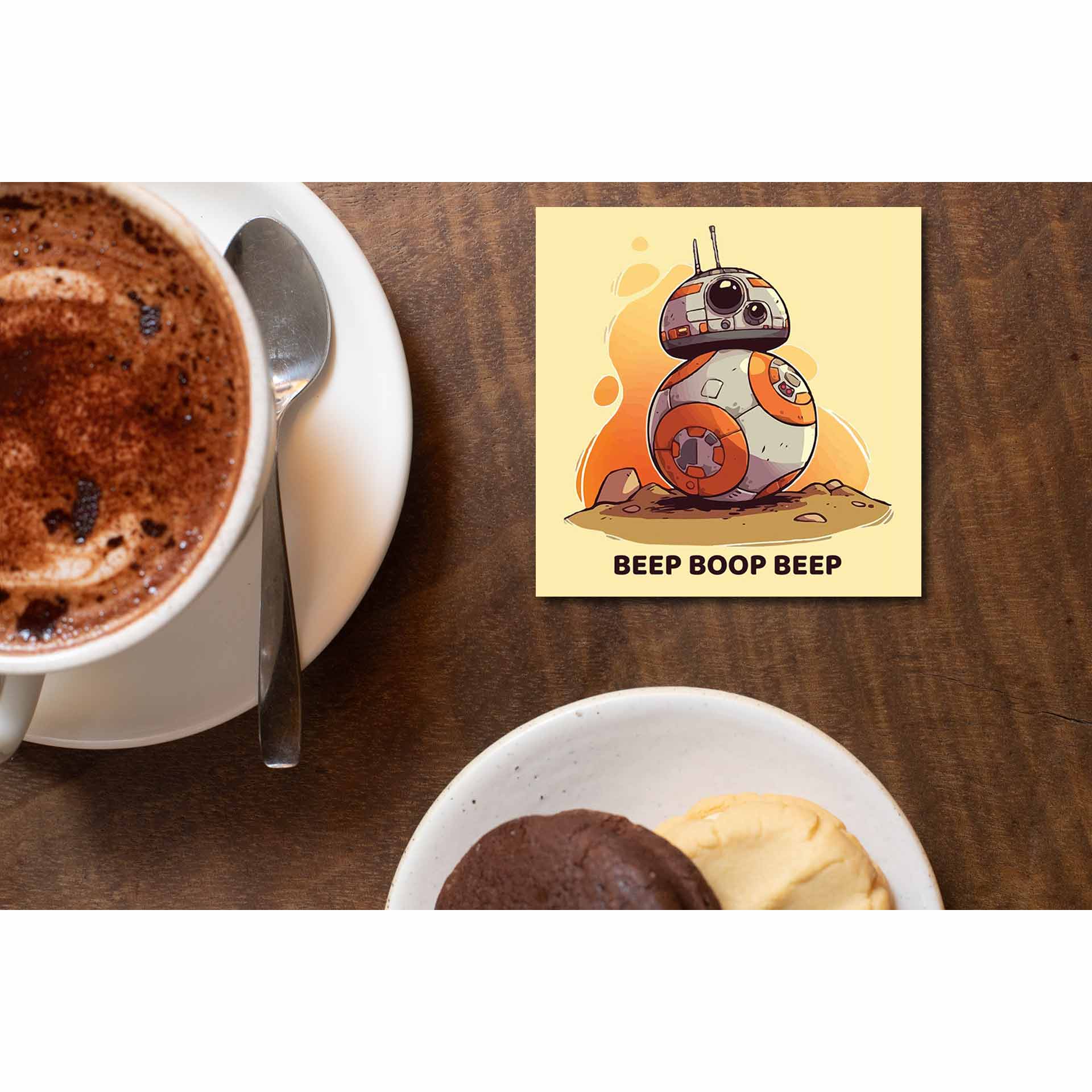 star wars bb-8 coasters wooden table cups indian tv & movies buy online india the banyan tee tbt men women girls boys unisex