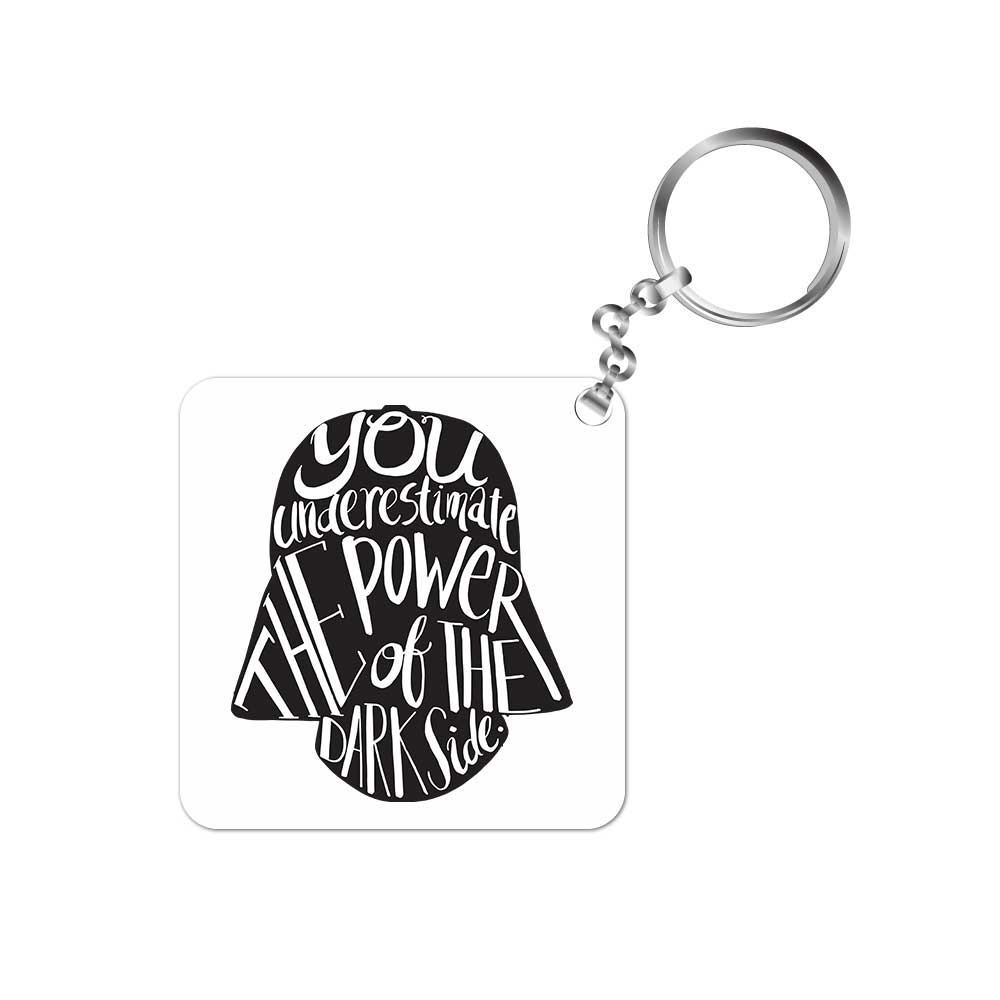 star wars power of the dark side keychain keyring for car bike unique home tv & movies buy online india the banyan tee tbt men women girls boys unisex  darth vader