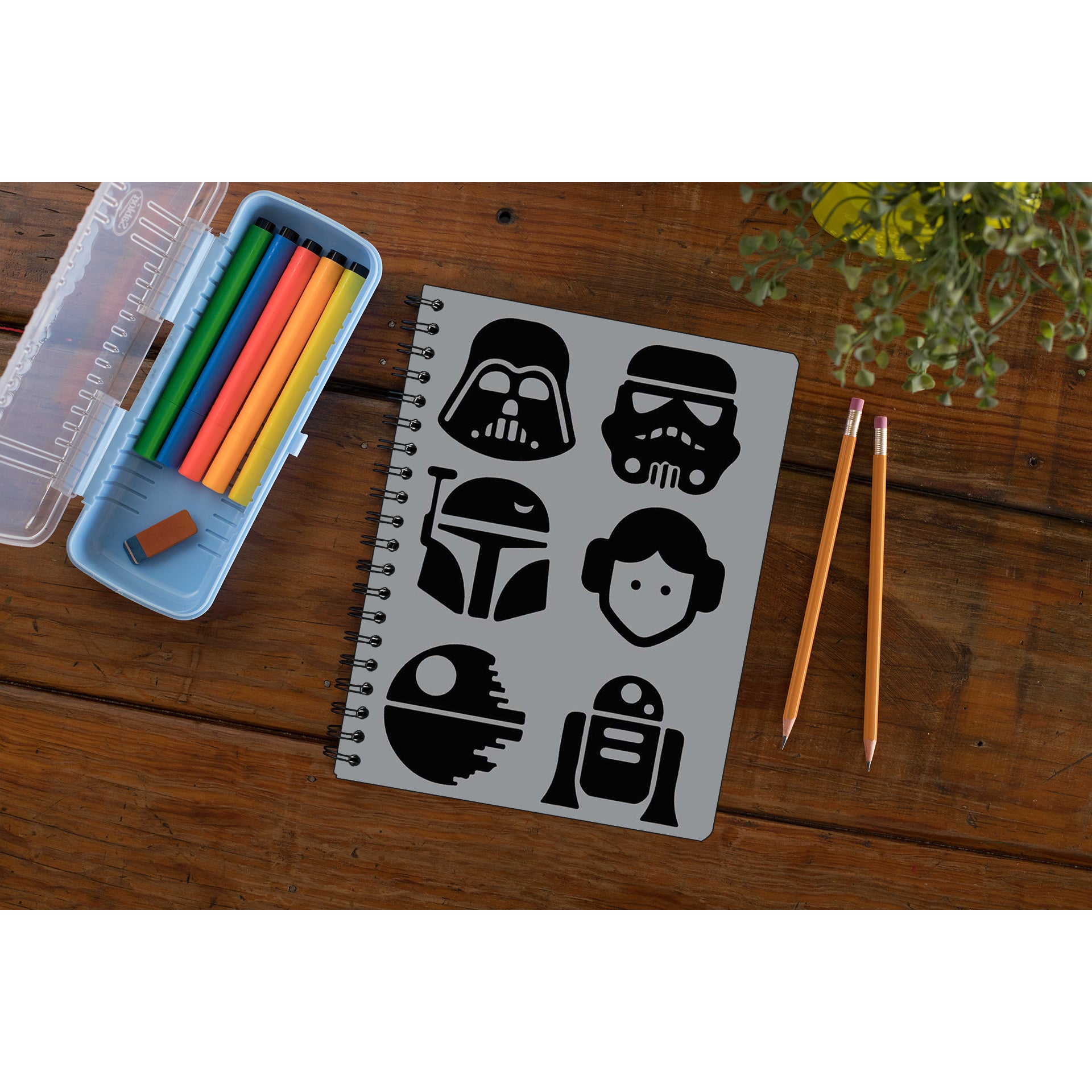 star wars star cast notebook notepad diary buy online india the banyan tee tbt unruled