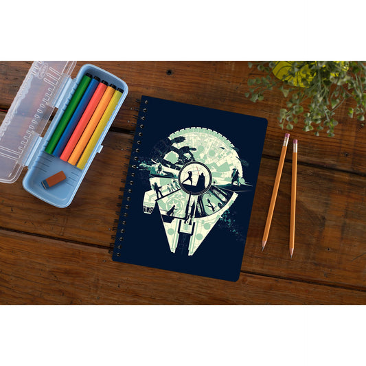 star wars luke vs. vader notebook notepad diary buy online india the banyan tee tbt unruled