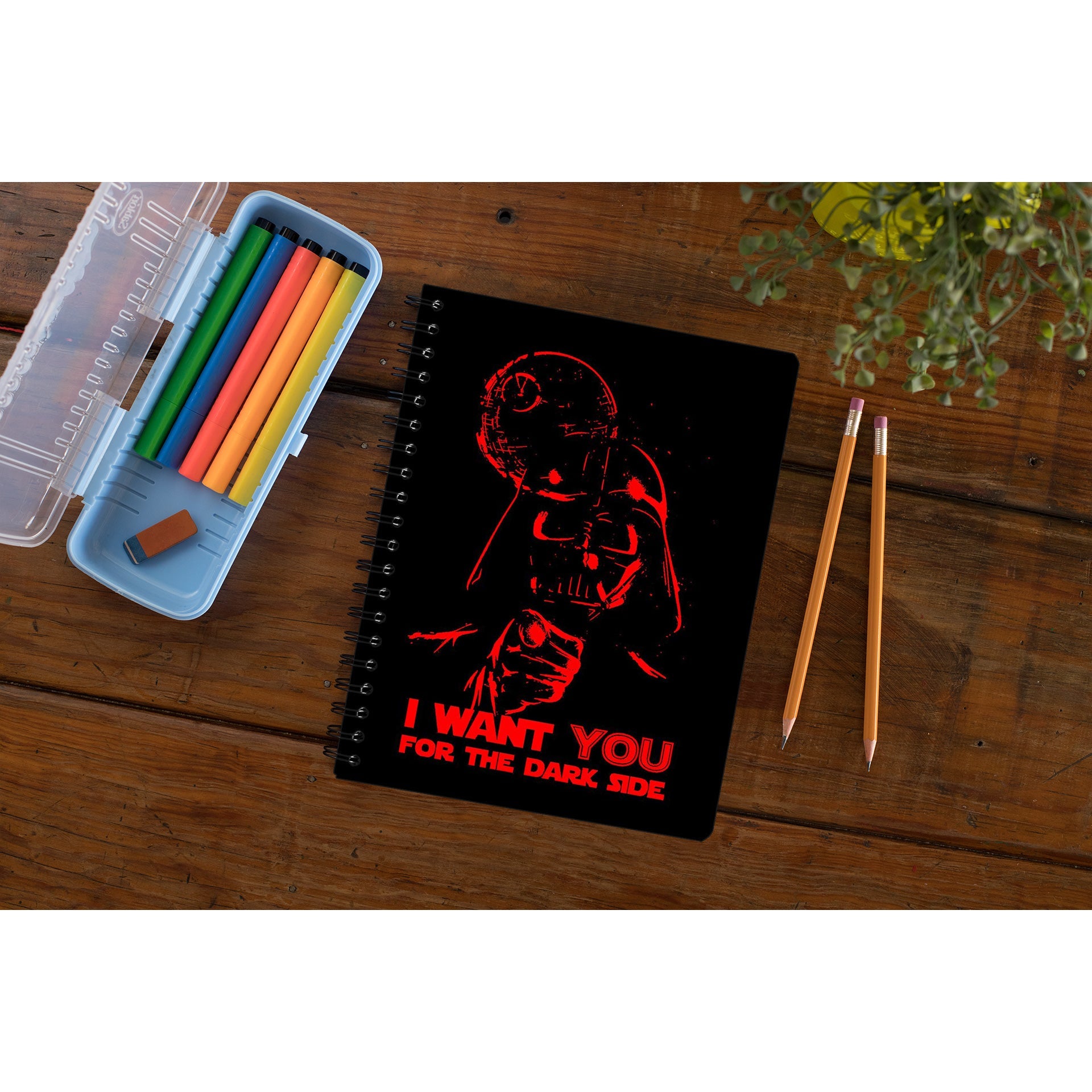star wars i want you for the dark side notebook notepad diary buy online india the banyan tee tbt unruled darth vader