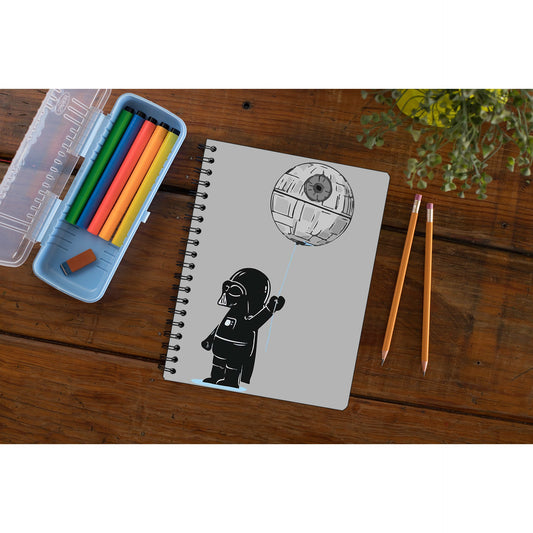star wars darth's balloon notebook notepad diary buy online india the banyan tee tbt unruled